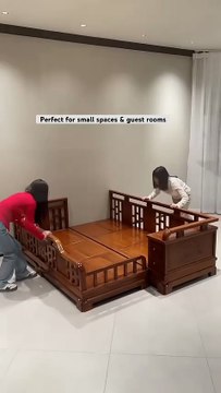 Sofa bed _ space saving furniture _ best for small rooms _youtube _shorts _furniture(720P_HD)