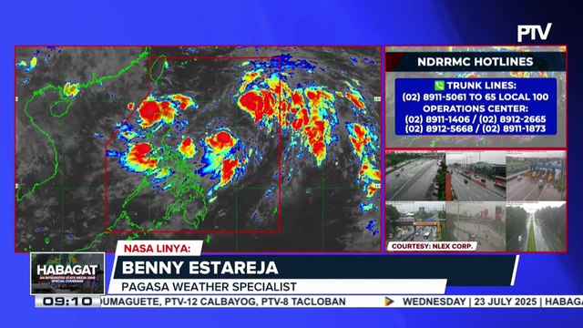 Panayam kay PAGASA Weather Specialist, Benny Estareja ukol sa updates sa Bagyong #DantePH at magiging lagay ng panahon ng bansa