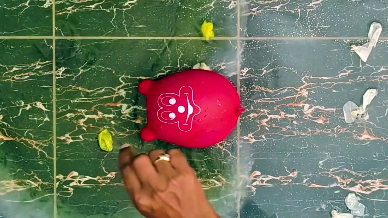 Crunchy Slime Making With Balloons #Balloonsasmr #satisfying #BalloonPopping