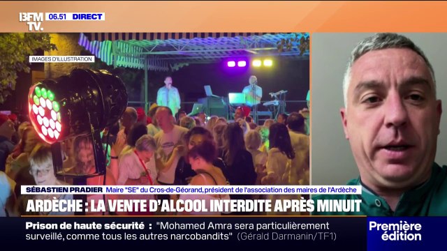 Vente d'alcool encadrée en Ardèche: Sébastien Pradier, maire “SE” du Cros-de-Géorand, craint “la mise en péril de l’ensemble des fêtes de nos petits villages ruraux”