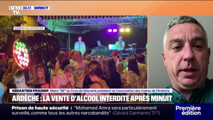 Vente d'alcool encadrée en Ardèche: Sébastien Pradier, maire “SE” du Cros-de-Géorand, craint “la mise en péril de l’ensemble des fêtes de nos petits villages ruraux”