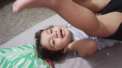 Due to loaded and leaked diaper, Baby farted😱