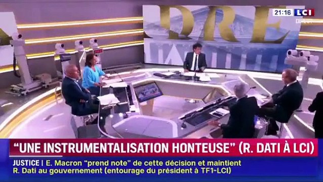 Scène incroyable sur LCI, hier soir, quand Rachida Dati revient en direct sur le plateau pour rectifier des propos tenus par des chroniqueurs sur son affaire !
