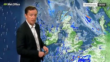 Met Office Wednesday Morning Weather Forecast 23/07/2025