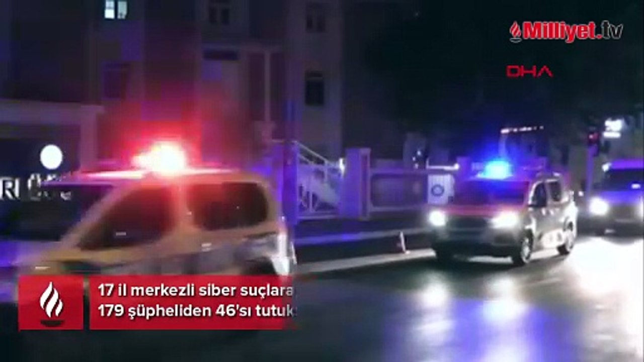 Siber suçlarla mücadelede 179 şüpheli yakalandı