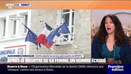 Féminicide: un homme écroué après le meurtre de sa femme Quimper