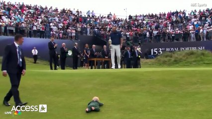 See Scottie Scheffler’s 1-Year-Old Son Celebrate Dad’s Open Championship Win