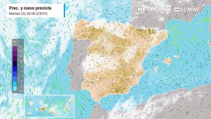 Precipitaciones intensas y fuertes tormentas previstas