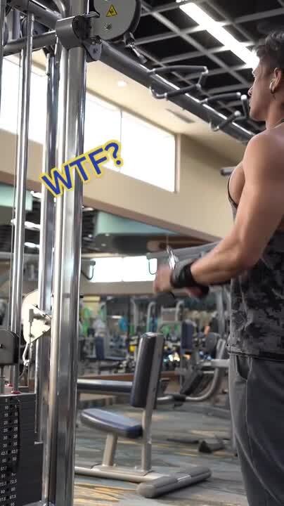 Exercise Machine's Handlebar Snaps as Man Tries...