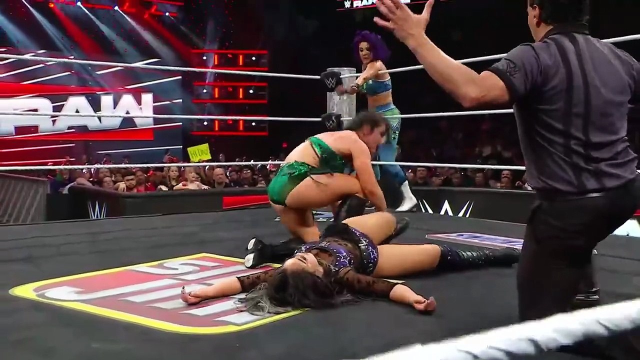 WWE RAW 21 JULY 2025 RAQUEL RODRIGUEZ & ROXANNE PEREZ VS BAYLEY & LYRA VALKYRIA FULL MATCH