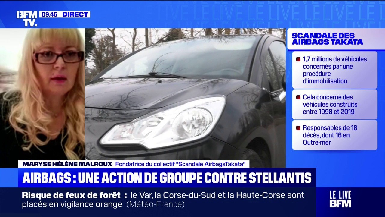 "Ces véhicules sont des bombes à retardement": une action de groupe est lancée contre Stellantis suite au scandale des airbags Takata