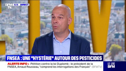 Loi Duplomb : Rousseau "comprend les interrogations" - 22/07