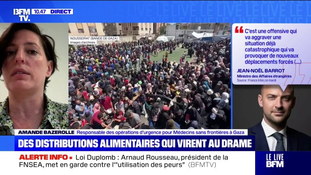 Distributions alimentaires à Gaza: Ce sont des massacres, il n'y a pas d'autre mot , déclare Amande Bazerolle de Médecins sans frontières