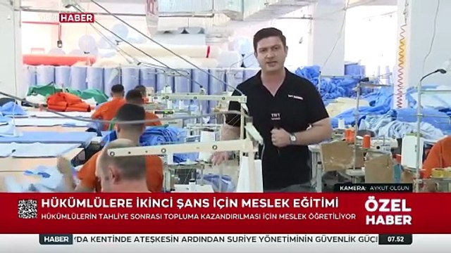 Hükümlülere ikinci şans için meslek eğitimi veriliyor