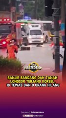 Banjir Bandang dan Tanah Longsor Terjang Korsel, 18 Tewas dan 9 Orang Hilang