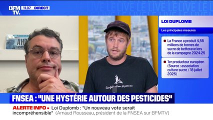 Loi Duplomb: pour Thomas Gibert (Confédération paysanne), "le monde agricole est prêt à faire une transition"