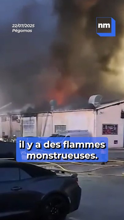 "C'est foutu" : à Pégomas, 2.500m² de surfaces commerciales ont été ravagés par les flammes et la fumée