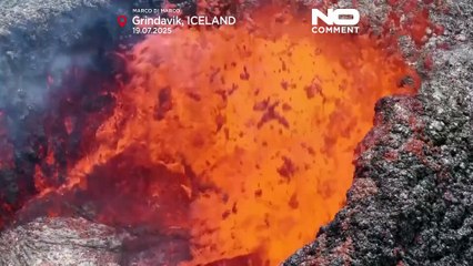 NO COMMENT: La lava va enfriándose mientras la actividad volcánica de Islandia disminuye