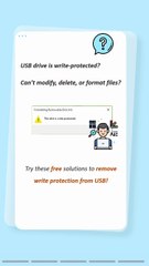 5 Free Ways to Remove Write Protection from USB Drive