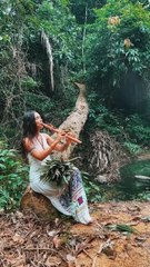 Flute Played Beautifully By Girl