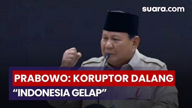Indonesia Gelap ? Prabowo: Sorry Yee... Masa Depan Indonesia Cerah