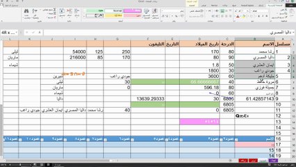 تحويل البيانات النصية إلى صورة في الاكسيل