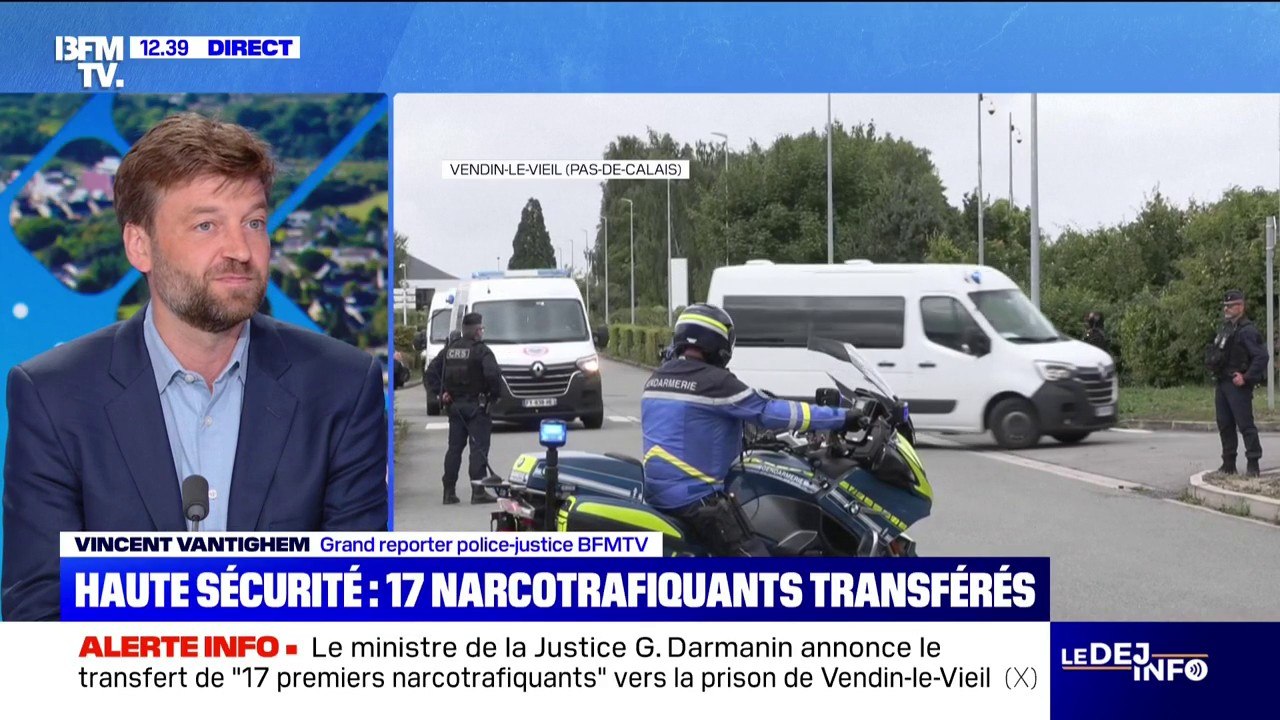 Gérald Darmanin annonce le transfert de 17 narcotrafiquants vers la prison de Vendin-le-Vieil