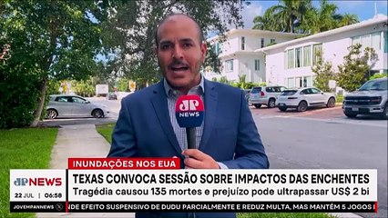 Texas convoca sessão legislativa para falar sobre as enchentes