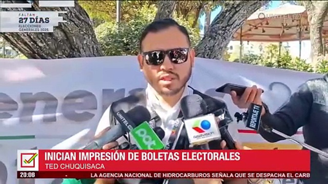 Una empresa de Chuquisaca imprime las papeletas para los comicios; las regiones del eje tienen prioridad