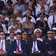 Erdoğan: Dün ambargolara, çifte standartlara ve diplomatik baskılara maruz kalan Türkiye bugün savunma sanayi ürünleriyle dünya piyasalarına mührünü vuran bir konuma ulaştı