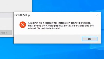 How To Fix DirectX Setup Installation Error in Windows | 100% Working Solution