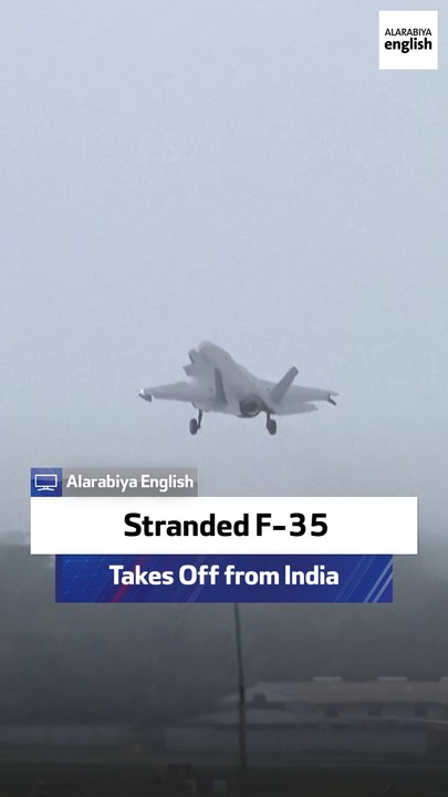 Stranded F-35 Takes Off from India