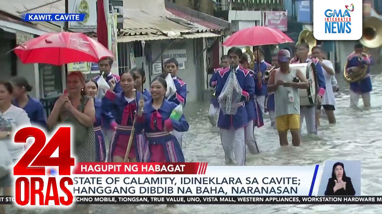 State of calamity, idineklara sa Cavite; hanggang dibdib na baha, naranasan | 24 Oras