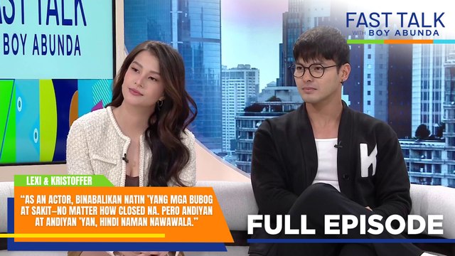 Fast Talk with Boy Abunda: Lexi at Kristoffer, may baong bubog sa ‘Cruz vs. Cruz’ (Full Episode 644)