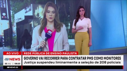 Governo de SP vai recorrer de liminar que suspende contratação de PMs nas escolas