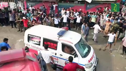 Elevan a 19 los muertos y 164 los heridos en el accidente de un avión militar en Bangladés