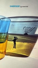 Vincent Bal is a Belgian artist known for“Shadowology,” where he transforms shadows cast by ever