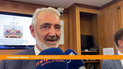Lazio, Rocca "Regione in via di guarigione, cambio passo notevole"