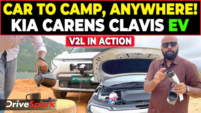 KIA Carens Clavis EV V2L Test | Power Anything, Anywhere