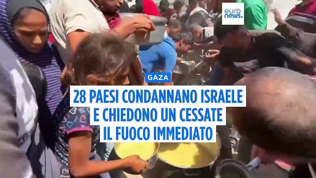 I ministri degli Esteri di 28 Paesi chiedono l'immediato cessate il fuoco a Gaza