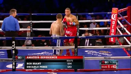 Rob Brant vs Decarlo Perez - Shobox 1-22-2016