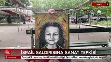 Cezayirli ressam, İsrail’in öldürdüğü Gazzelileri resimle görünür kılıyor