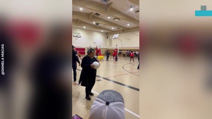 Mom’s Volleyball Comeback Ends in Hilarious Tumble