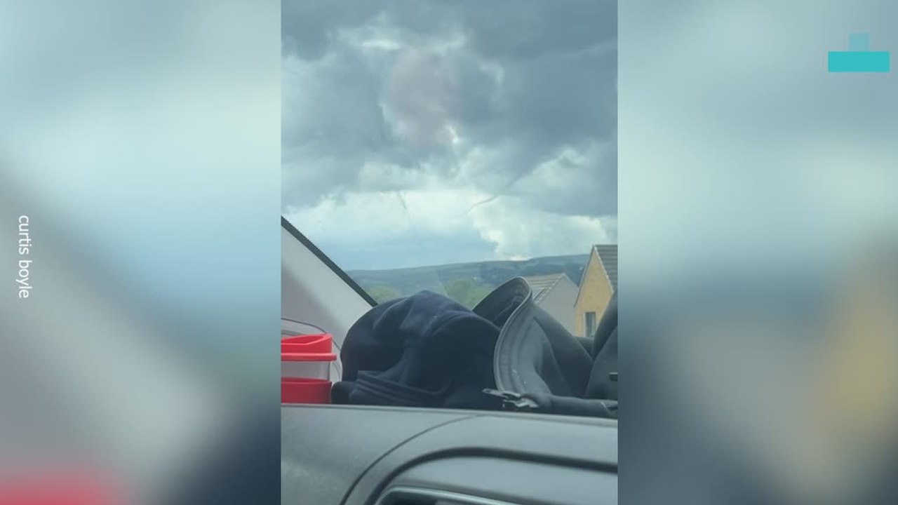 Awesome Moment Tornado Forms in Sheffield