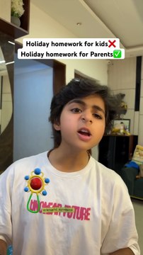 Holiday homework😭🙏🏻 Relatable For Every Parents