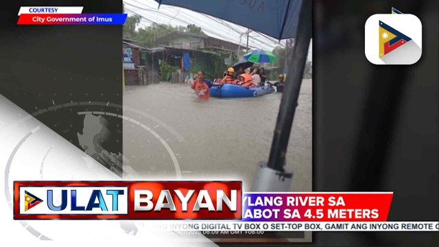 Ilang biyahero, stranded dahil sa lampas bewang na baha sa Cavite