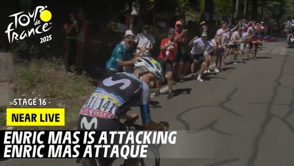 Enric Mas is attacking - Stage 16 - Tour de France 2025