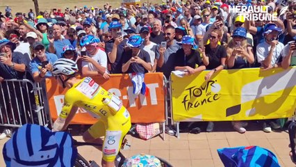 Reportage au départ de la 16e étape du Tour de France à Montpellier