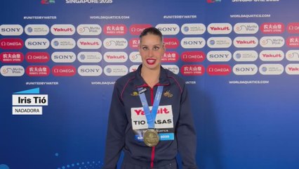 Iris Tió: "Estoy súper feliz y muy orgullosa"
