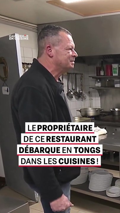 "Cauchemar en cuisine" : Philippe Etchebest hallucine en découvrant la tenu de travail d'un restaurateur.